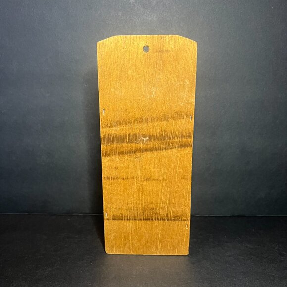 Vintage Hangable Wooden 3 Drawer Sewing Organizer w/ Pincushion Florida Souvenir - Picture 7 of 9